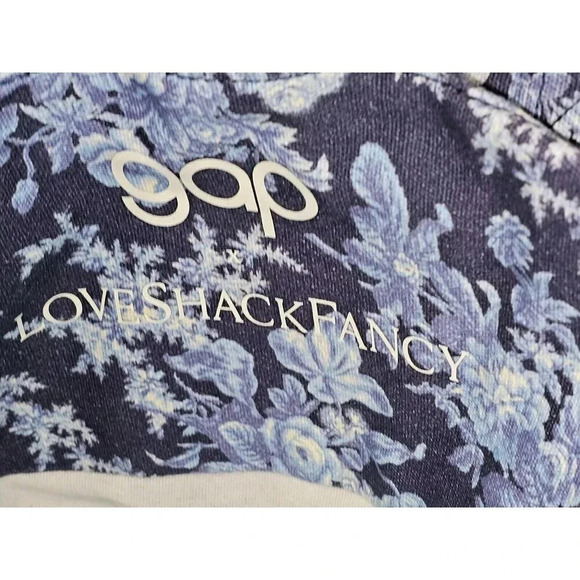 Gap x LoveShackFancy Canvas Floral Tote Bag Shopper +Free Bonus Gift - Picture 5 of 9